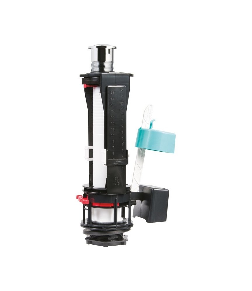 Mécanisme chasse d'eau - NF - Poussoir double débit