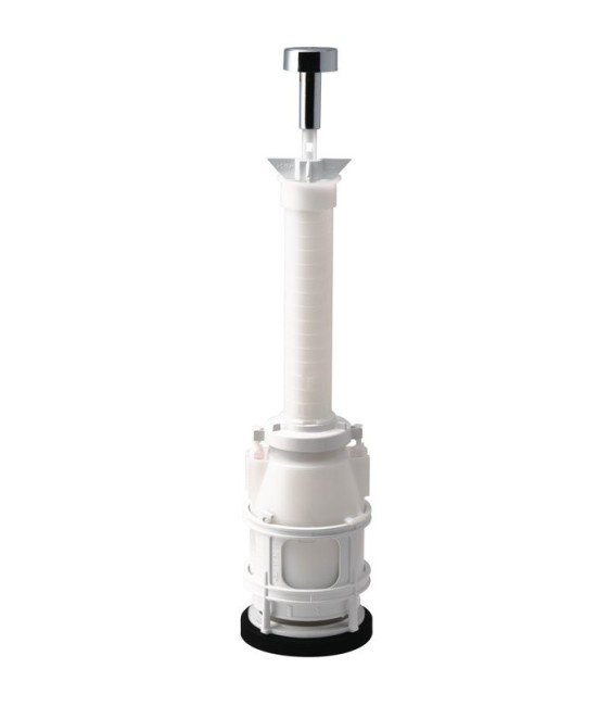 Mécanisme chasse d'eau - À bouton poussoir interrompable - NF - Servo Set - Simple débit - GROHE