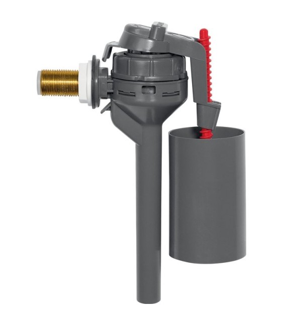 Robinet flotteur ultra compact - Plastique - Topy - Raccordement laiton mâle 3/8" - WIRQUIN