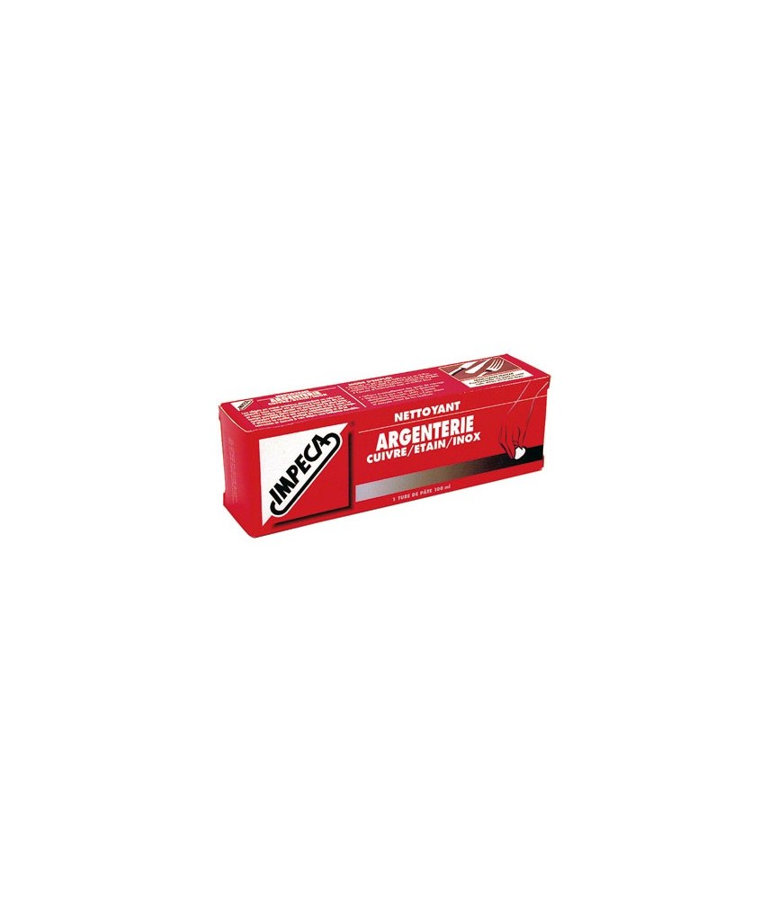 Nettoyant argenterie - Tube 100 ml - IMPECA Nettoyant argenterie - Tube 100 ml - IMPECA