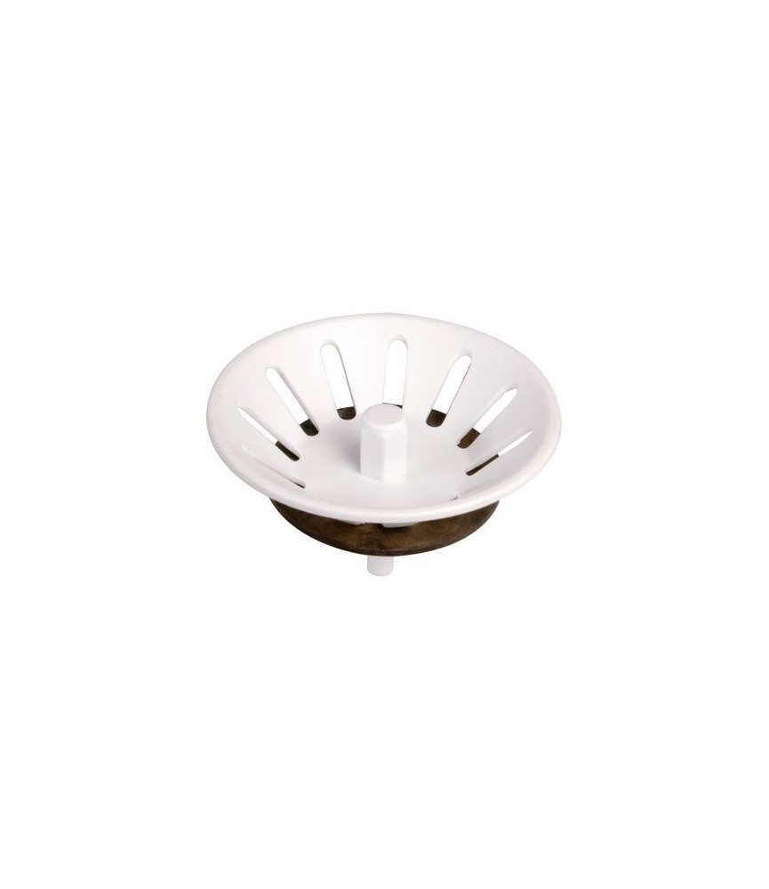 Panier manuel pour bonde de 90 mm BLANC - NEPTUNE Panier manuel pour bonde de 90 mm BLANC - NEPTUNE