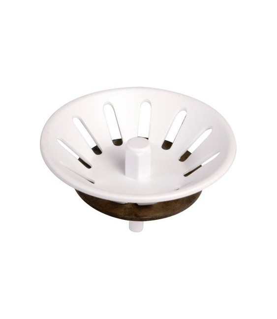 Panier manuel pour bonde de 90 mm BLANC - NEPTUNE