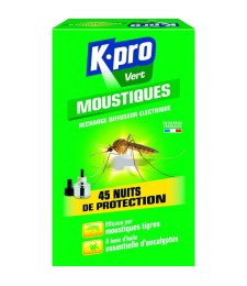 Recharge Diffuseur électrique liquide anti-moustiques - KAPRO VERT