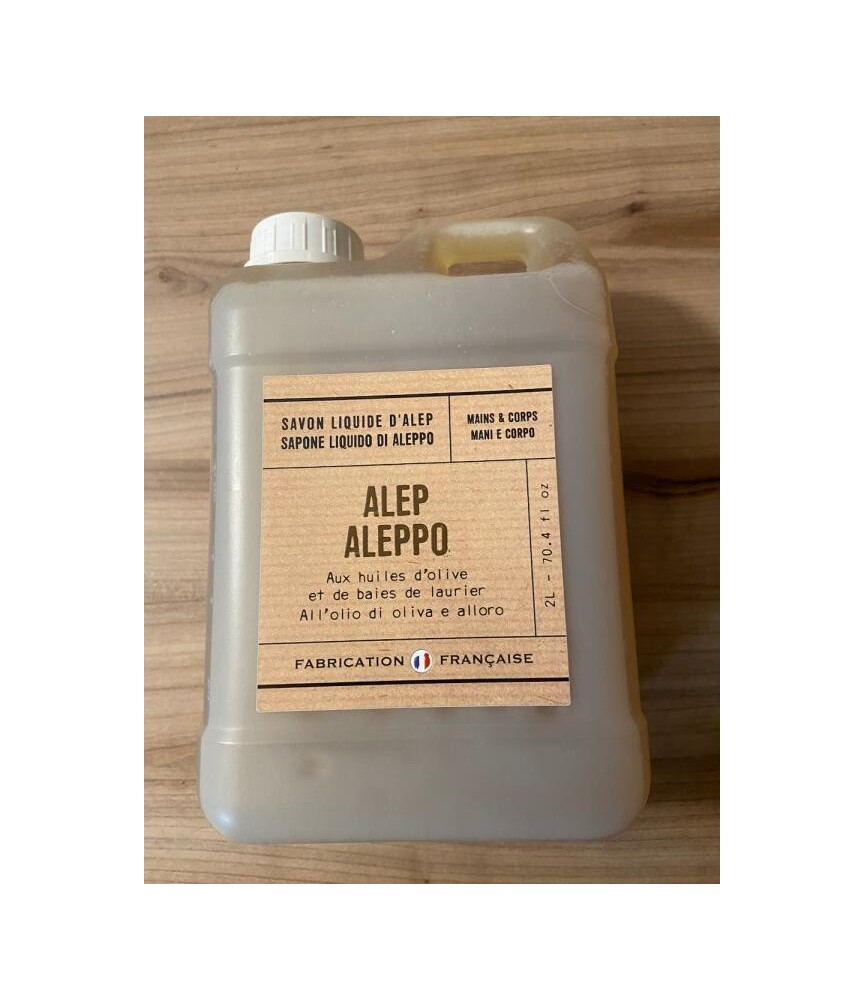 Savon liquide d'Alep - 2 L - ALEPPO Savon liquide d'Alep - 2 L - ALEPPO