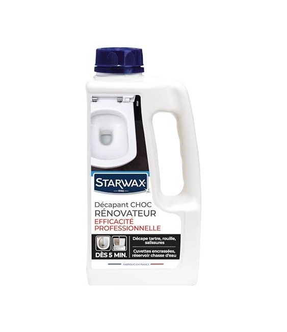 Décapant choc Rénovateur WC - - 1L - STARWAX