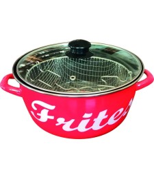 Friteuse Traditionnelle - Baumalu - Email -  26 cm - Tous feux