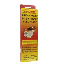 Pate combustible - 3 recharges - FAVORIT