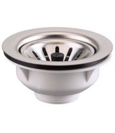 Bonde panier - Inox - Sans trop plein - Diamètre 90 mm - VALENTIN