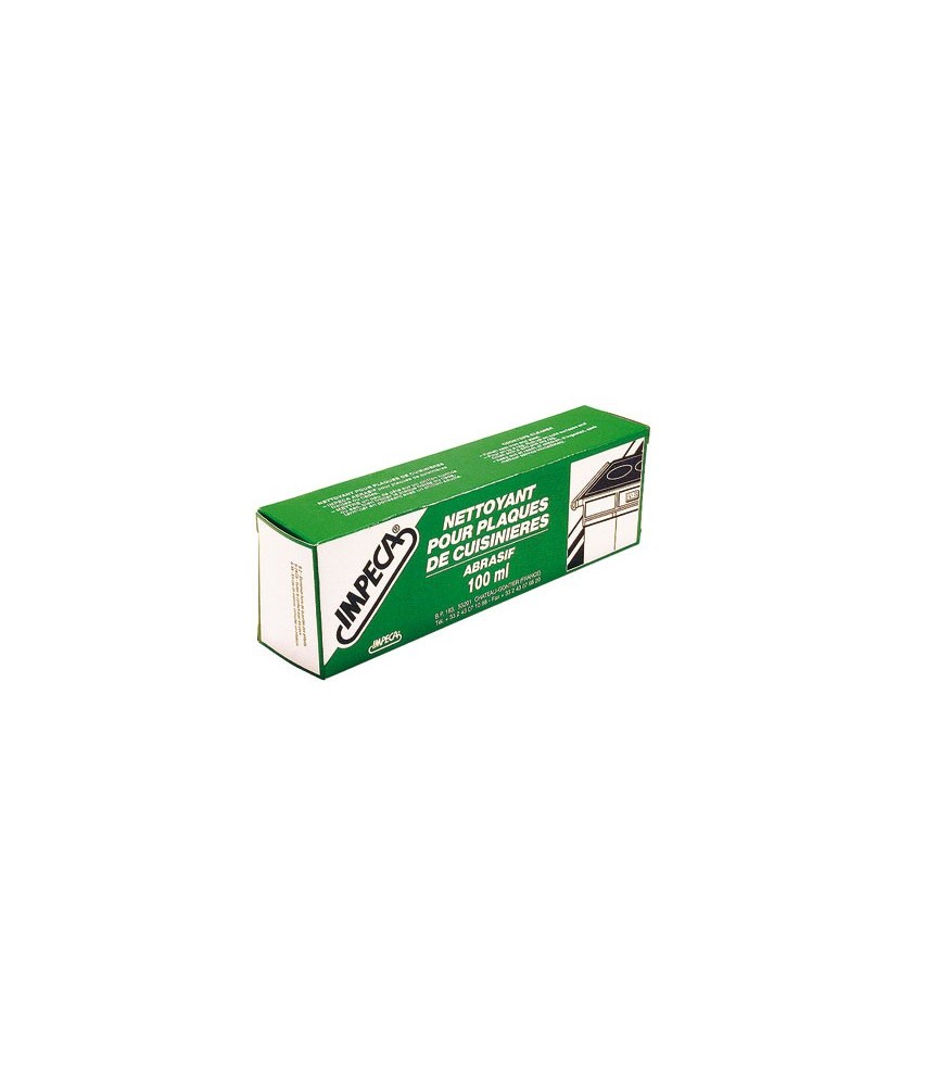 Nettoyant pour plaques de cuisinière - Abrasif pâte - 100 ml - IMPECA Nettoyant pour plaques de cuisinière - Abrasif pâte - 100 ml - IMPECA