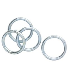 Anneau soudé en acier zingué - Ø intérieur 30 mm - AS3 - Lot de 4