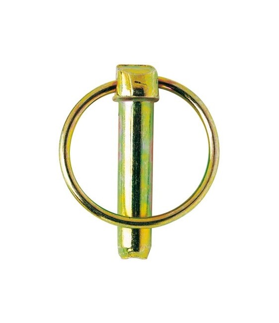Goupille Clip - Zingué jaune - 8 x 42 mm - Lot de 50