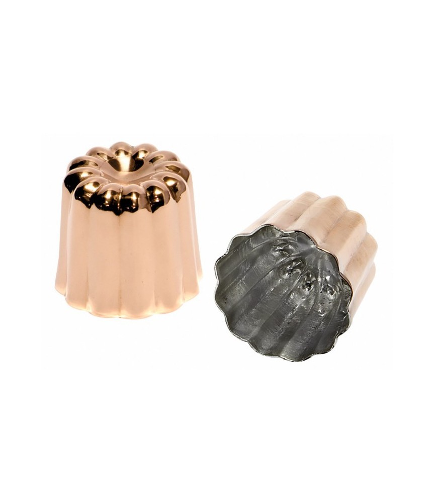 Moule à Cannelé - Cuivre - Diamètre 45 mm