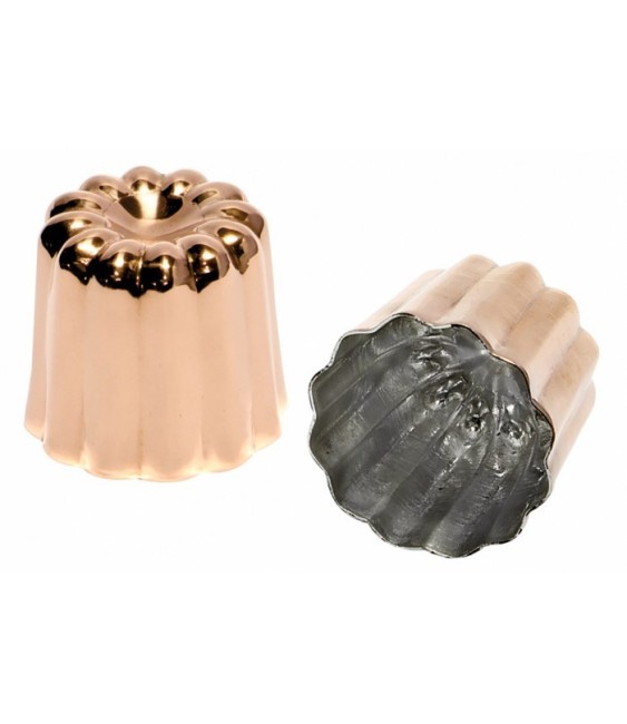 Moule à Cannelé - Cuivre - Diamètre 45 mm