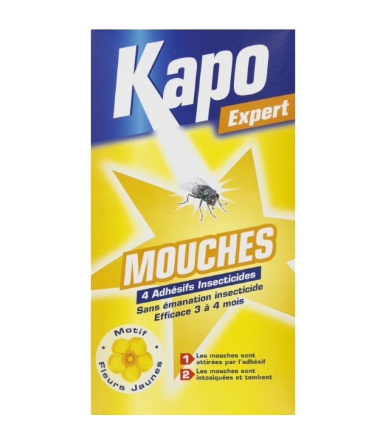 Adhésifs Anti-Mouches Décorés x4 - KAPO