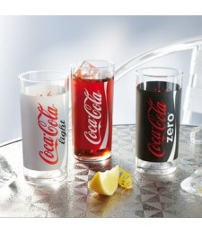 Verres assortis - x 3 - Coca Cola - 30 cl - LUMINARC