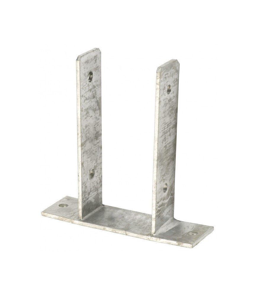 Ancre de poteau en U à cheviller - 200 x 71 mm - GAH ALBERTS