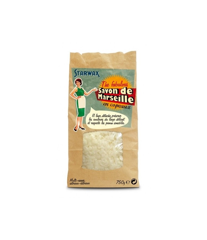 Savon de Marseille - Copeaux - 750 gr - The Fabulous - STARWAX Savon de Marseille - Copeaux - 750 gr - The Fabulous - STARWAX