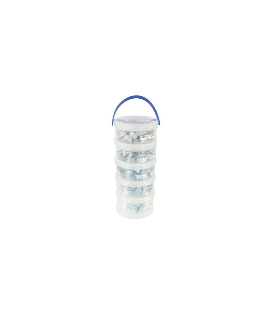 Assortiment 72 colliers de serrage W1 - ACE