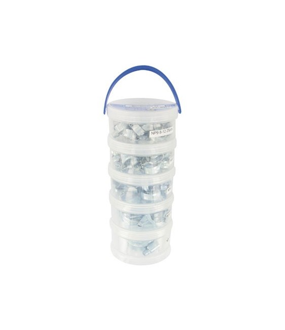Assortiment 72 colliers de serrage W1 - ACE