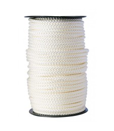 Bobine de 100 m Drisse tressé blanc - 10 mm