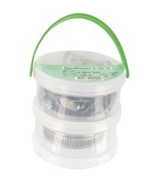 Assortiment 3 bandes perforées 13 mm W2 + 18 têtes - ACE