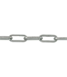 Bobine chaîne soudée droite maille longue 25 m - 2.5 mm