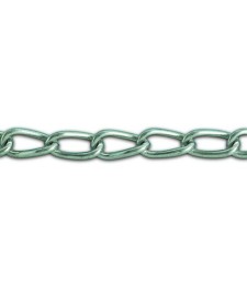 Bobine chaîne torse de 25 m Acier zingué - 6 mm