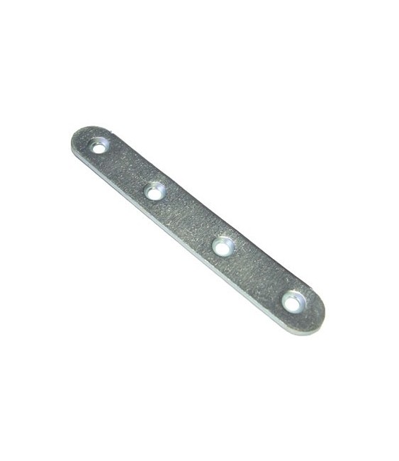 Patte assemblage bout rond - 80 x 15 mm - Lot de 4 - PVM