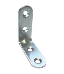 Équerre de chaise bout rond - 30 x 30 mm - Lot de 4 - PVM