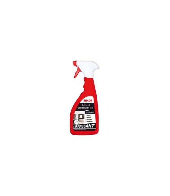 Nettoyant surpuissant - Sanitaires - 4 en 1 - 500 ml - SPADO