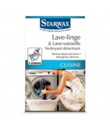 Nettoyant / Détartrant - Lave linge + lave vaisselle - 150 gr - STARWAX