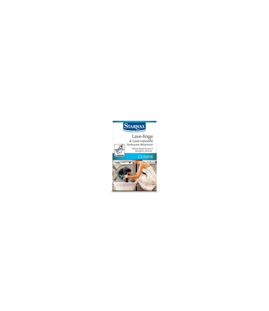 Nettoyant / Détartrant - Lave linge + lave vaisselle - 150 gr - STARWAX Nettoyant / Détartrant - Lave linge + lave vaisselle - 150 gr - STARWAX