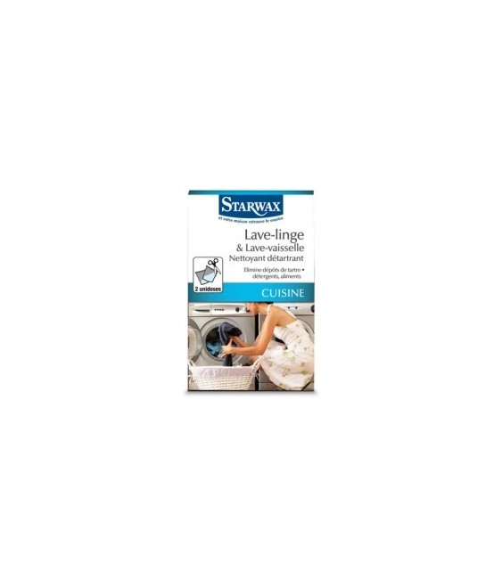 Nettoyant / Détartrant - Lave linge + lave vaisselle - 150 gr - STARWAX