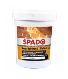 Savon noir à l'huile de lin - Sols poreux - 1 kg - SPADO