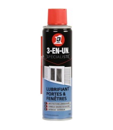 Lubrifiant Portes et Fenêtres - 250 ml - 3 EN 1
