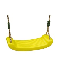 Balançoire réglable - Pour portique - Jaune - Plastique