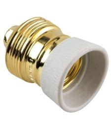 Douille E27 en laiton / porcelaine 150 Watts 11 mm - EBENOID
