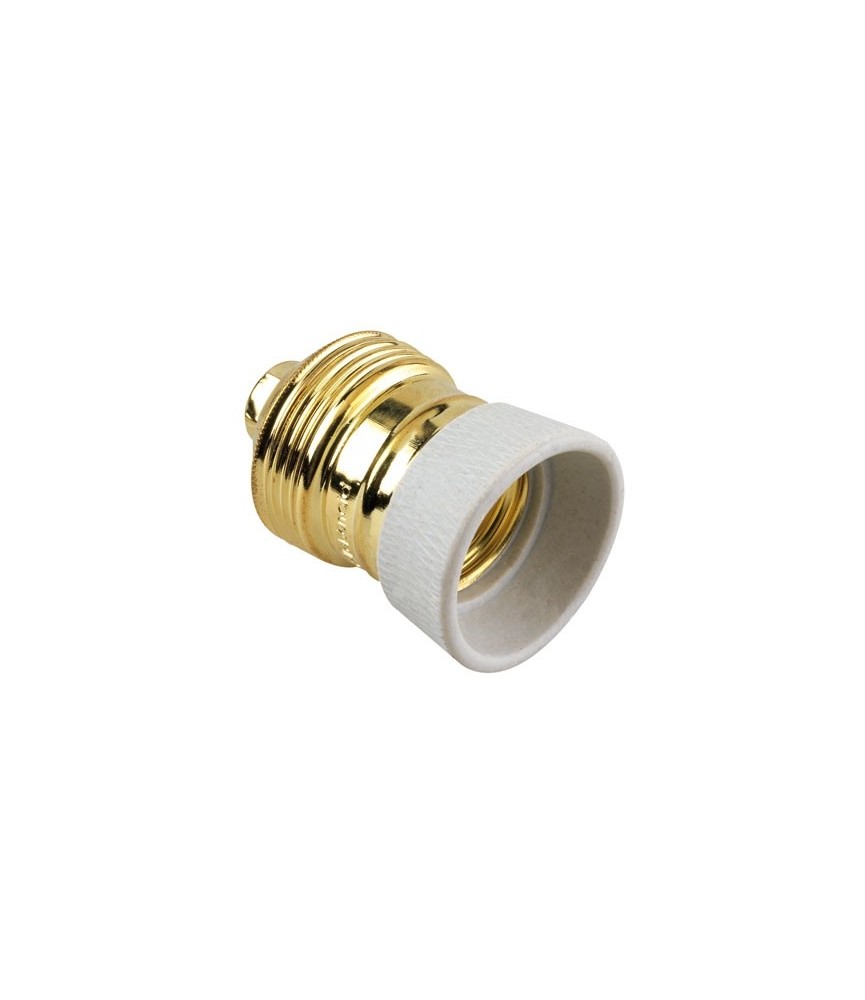 Douille E27 en laiton / porcelaine 150 Watts 11 mm - EBENOID