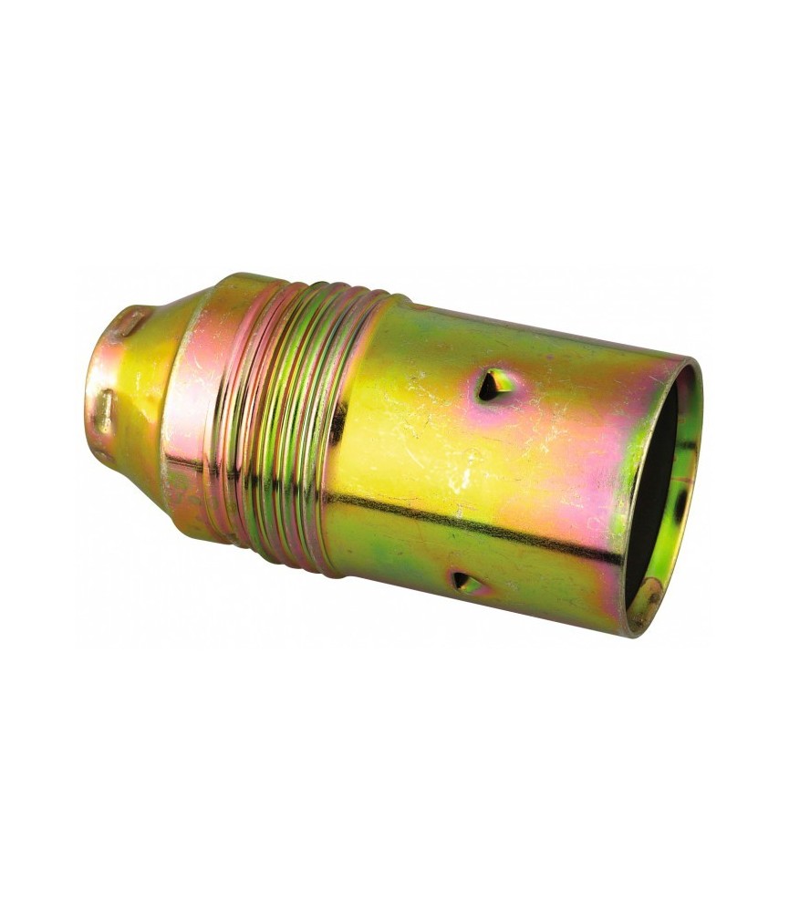 Douille E14 an acier laitonné 60 Watts  10 mm - L'EBENOID