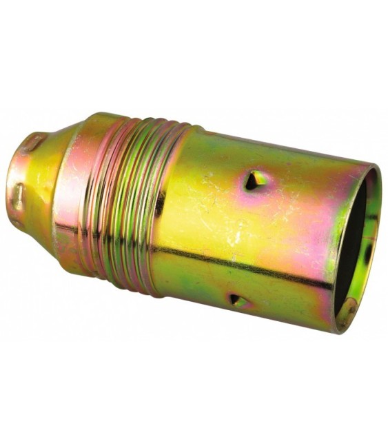 Douille E14 an acier laitonné 60 Watts  10 mm - L'EBENOID