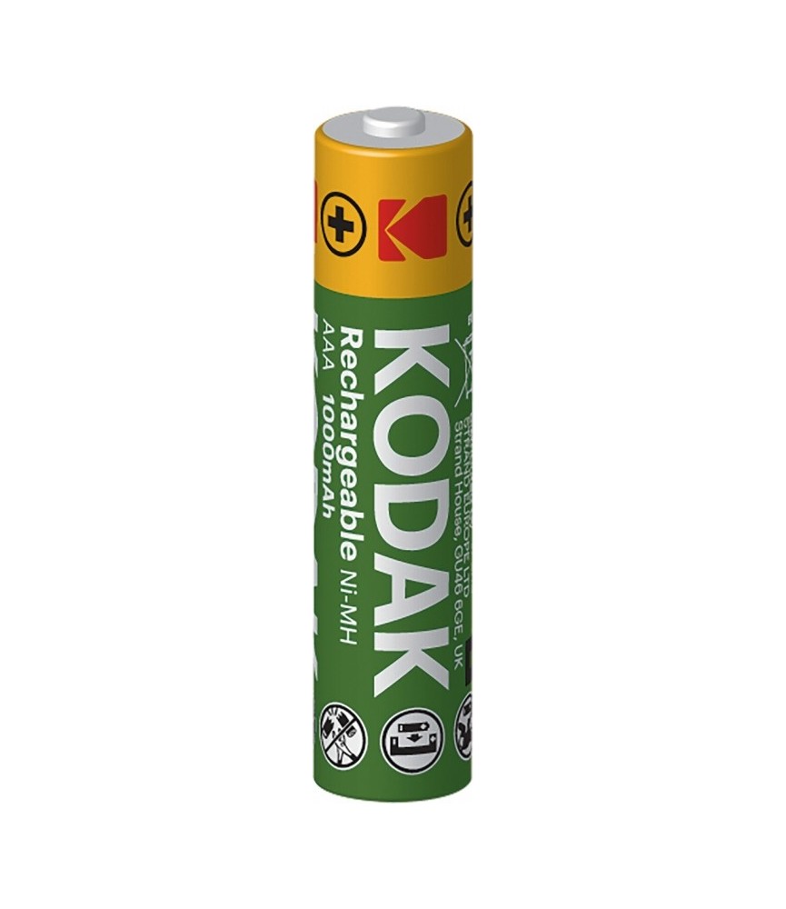 Accumulateur rechargeable Ni-MH - LR3 - 1000 mA - Lot de 2 - KODAK Accumulateur rechargeable Ni-MH - LR3 - 1000 mA - Lot de 2 - KODAK