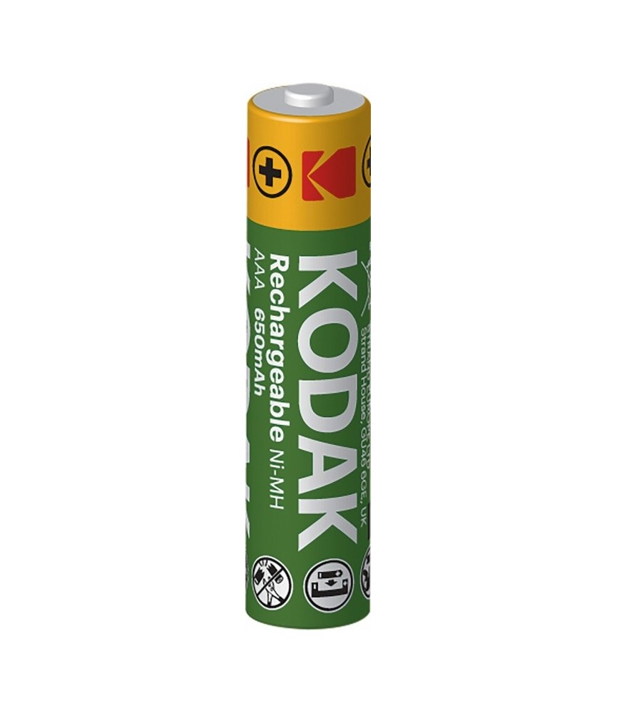 Pile rechargeable Ni-MH - LR3 - 650 mA - Lot de 2 - KODAK Pile rechargeable Ni-MH - LR3 - 650 mA - Lot de 2 - KODAK