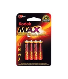 4 Piles LR03 - Gamme MAX Kodak