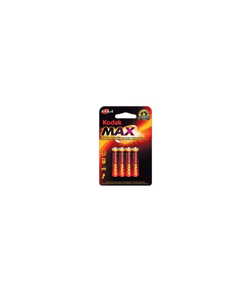 4 Piles LR03 - Gamme MAX Kodak 4 Piles LR03 - Gamme MAX Kodak