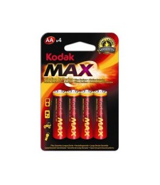 4 Piles LR6 - AA - Gamme MAX Kodak