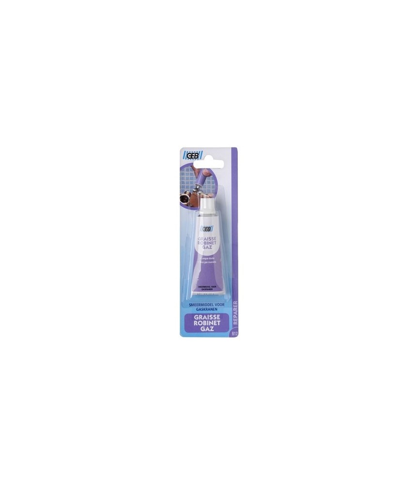Graisse pour robinet Gaz - 20 ml - GEB Graisse pour robinet Gaz - 20 ml - GEB