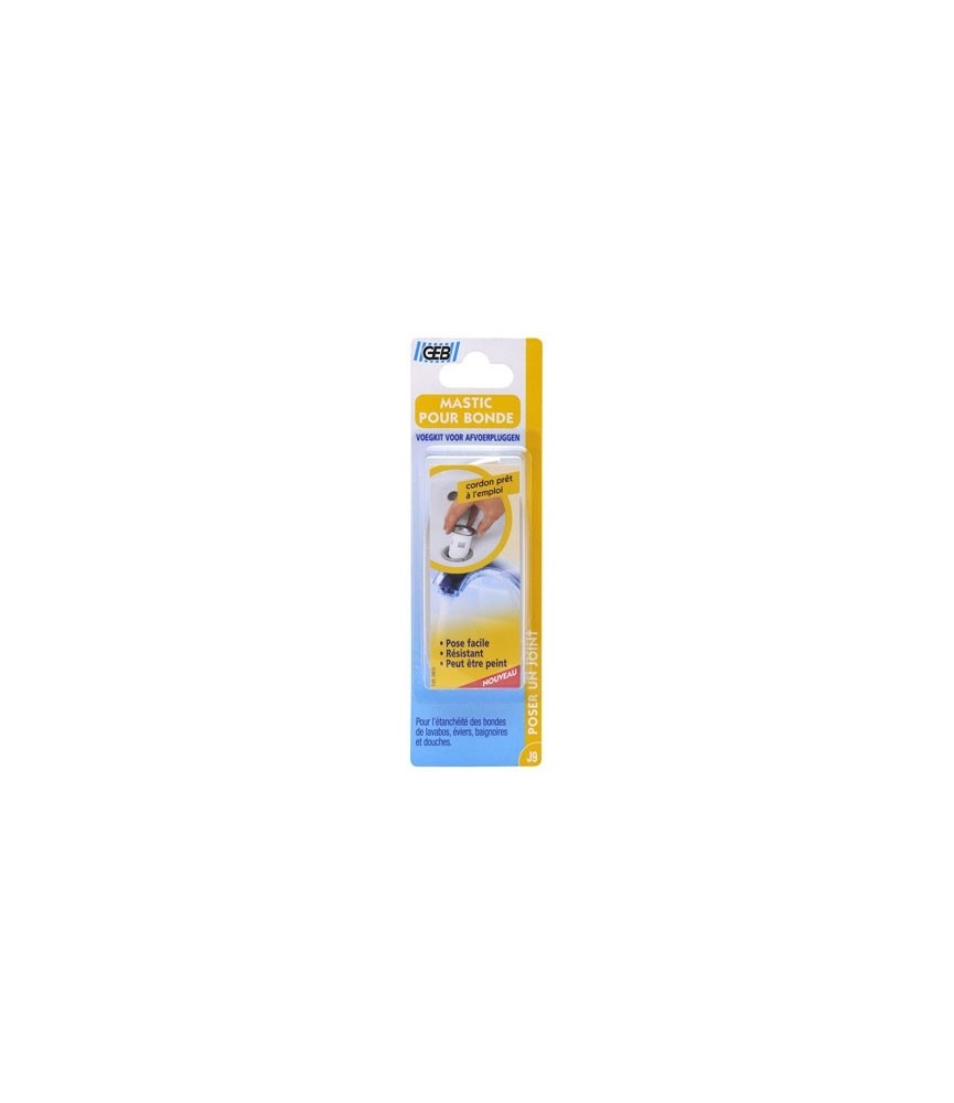 Mastic pour bonde J9 sous forme de cordon de 43 cm - GEB