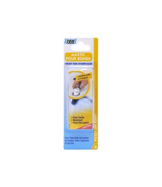 Mastic pour bonde J9 sous forme de cordon de 43 cm - GEB