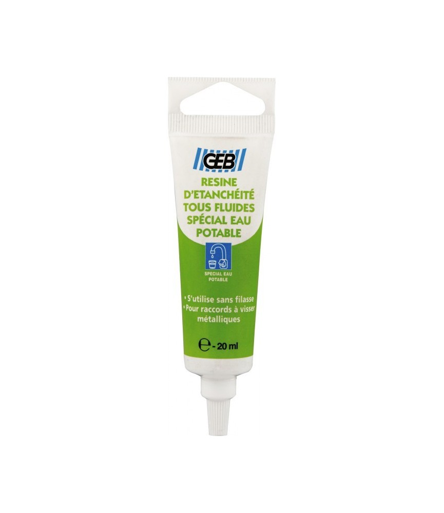 Résine d'étanchéité tous fluides - 20 ml - GEB Résine d'étanchéité tous fluides - 20 ml - GEB
