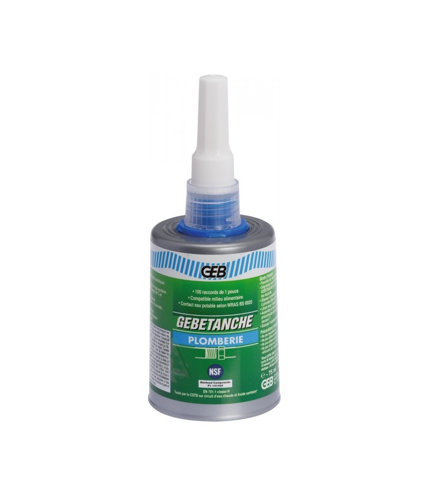 Gebetanche - Résine étanchéité plomberie - 75 ml - GEB Gebetanche - Résine étanchéité plomberie - 75 ml - GEB